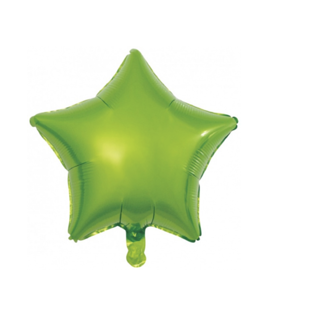 Feestartikelen Ster ballon lime groen