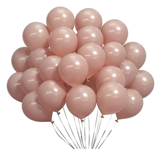 Nude roze ballonnen