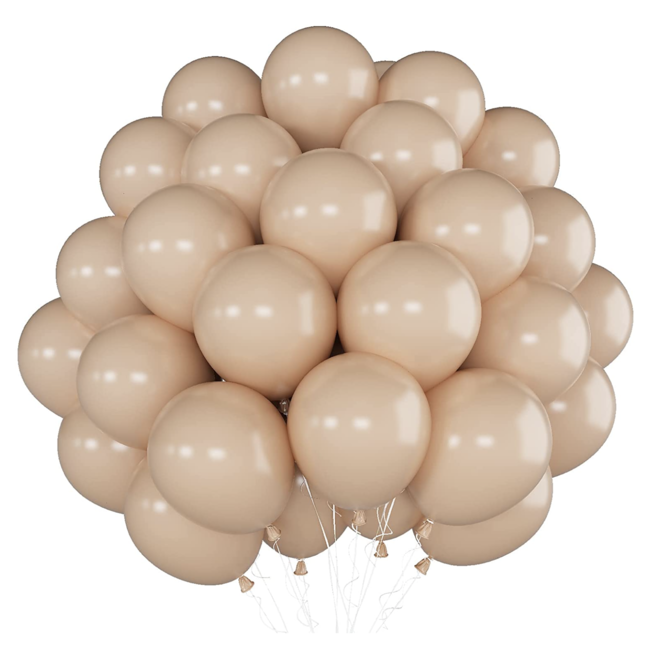 Party items Ballonnen licht perzik