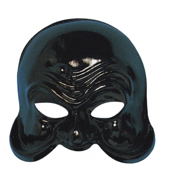 Feestartikelen Harlequin masker zwart