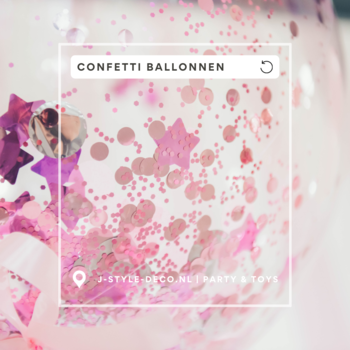 Confetti ballonnen 