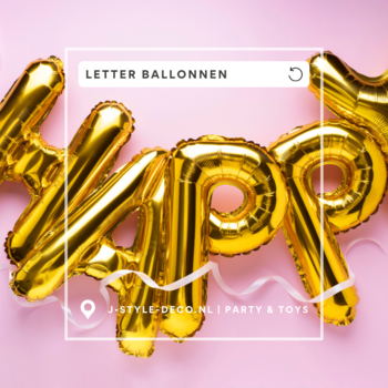 Letter ballonnen 