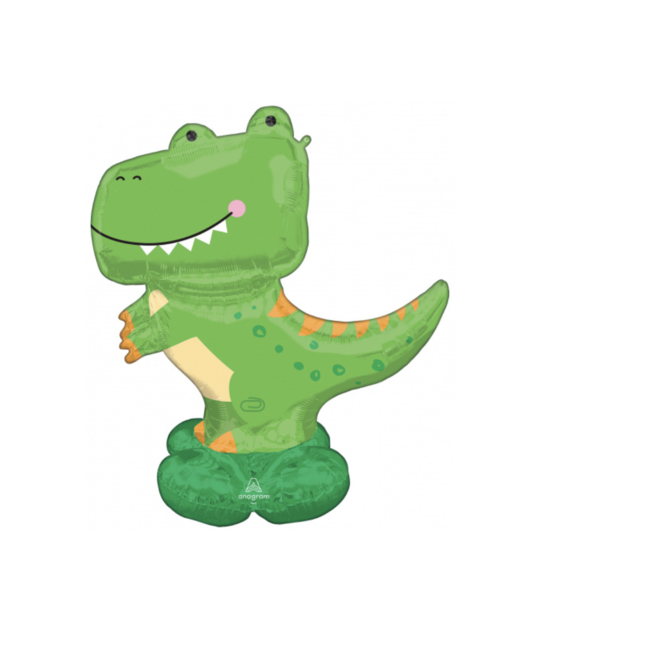 Feestartikelen T - rex Airloonz ballon licht groen