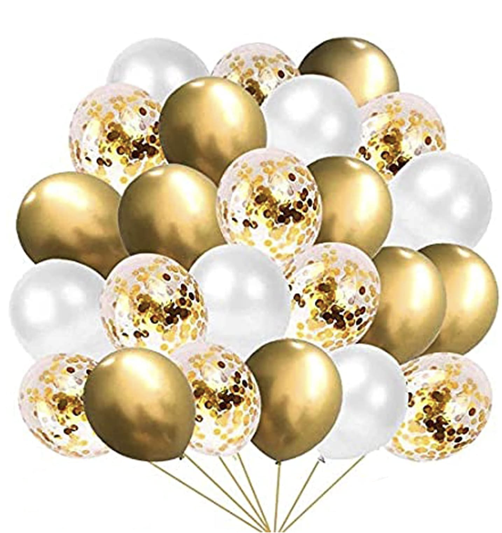 opblijven offset Maakte zich klaar Ballonnen goud - confetti mix | J-style-deco.nl | Online ballonnen -  J-style-deco.nl | Online feestwinkel Zeeland