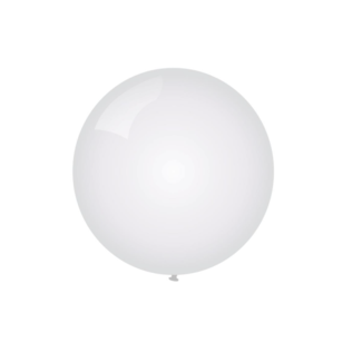 Feestartikelen XL ballon wit 90 CM