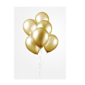 Ballonnen goud 50 ST