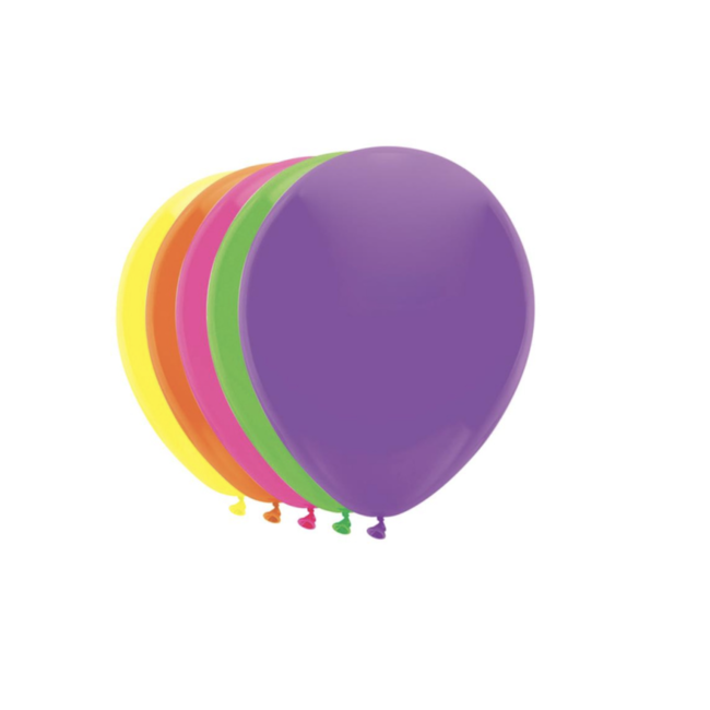 Feestartikelen Ballonnen neon 10 ST