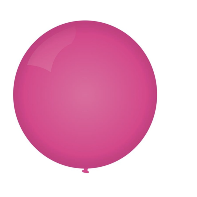 Feestartikelen Mega ballon roze 90 CM