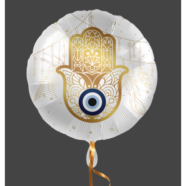 Feestartikelen Hand of hamsa folie ballon