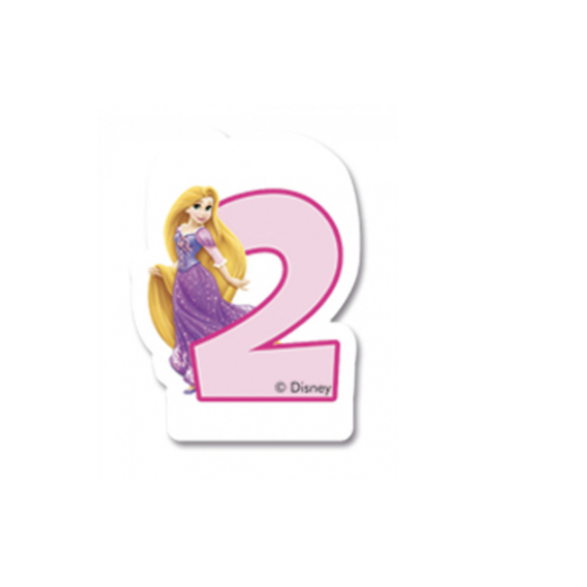 Feestartikelen Disney Prinses taart kaars Rapunzel 2