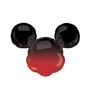 Disney speelgoed en feestartikelen Mickey mouse ballon rood - zwart