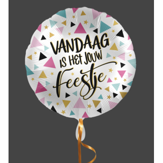 Feestartikelen Vandaag is het jouw feestje ballon