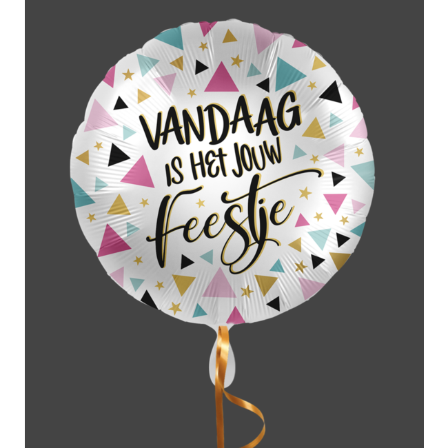 Feestartikelen Vandaag is het jouw feestje ballon