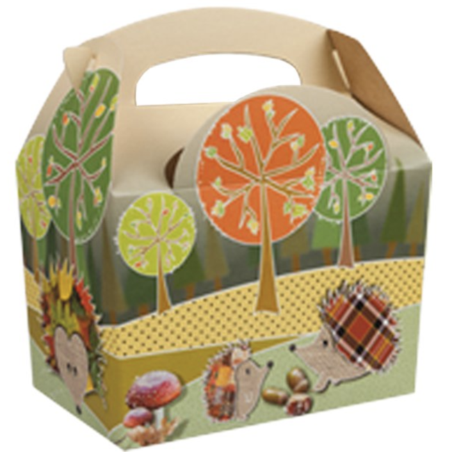 Feestartikelen Woodland traktatie box