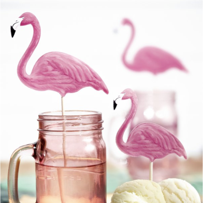 Partydeco Flamingo prikkers