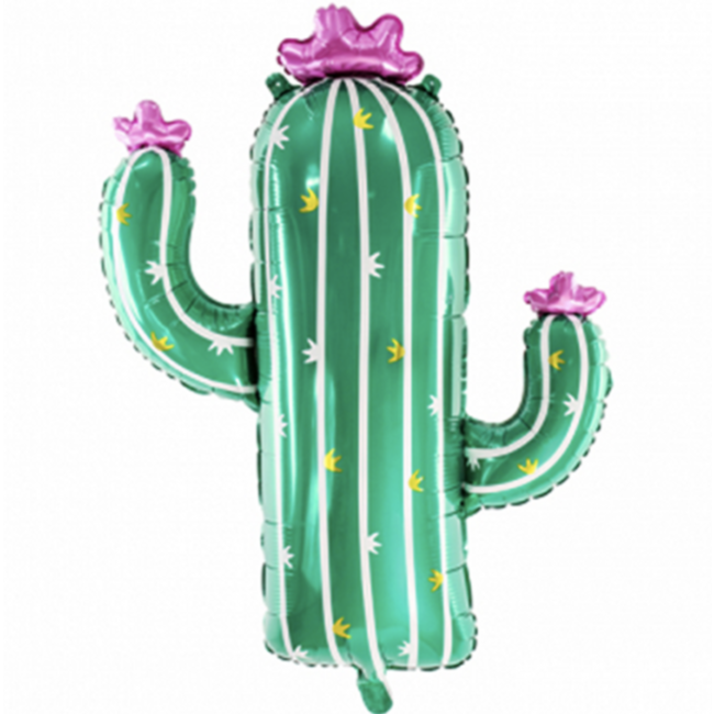 Partydeco Cactus ballon groen