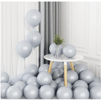 Party items Nude grijs ballonnen mini