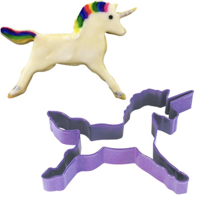 Feestartikelen Unicorn koekjes uitsteker