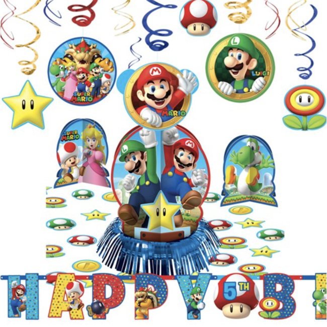 Feestartikelen Super mario feest set