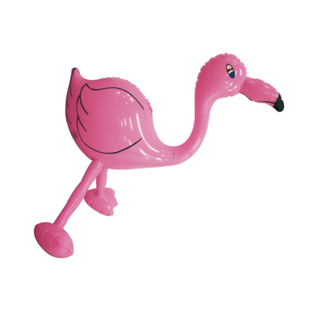 Feestartikelen Opblaas flamingo roze