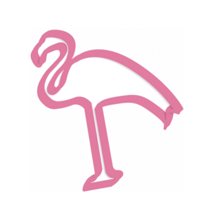 Feestartikelen Flamingo uitsteek vorm roze