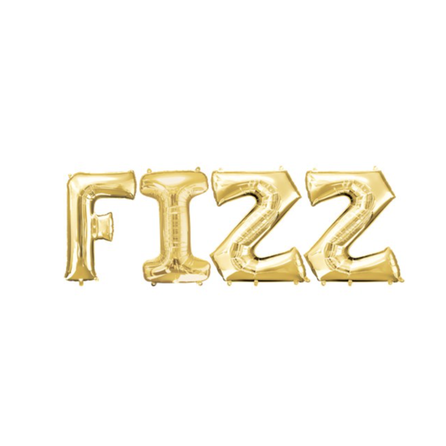 Feestartikelen Fizz letter ballon goud