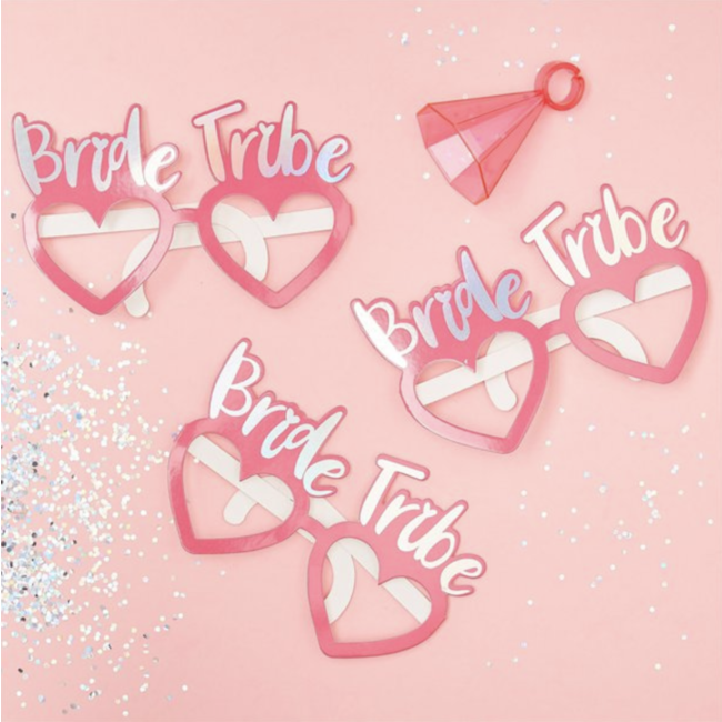 Feestartikelen Bride tribe brillen