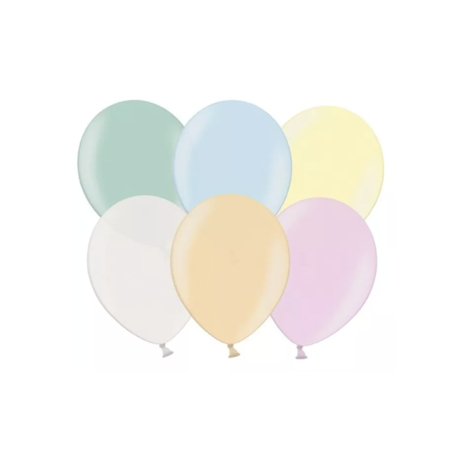 Partydeco Pastel ballonnen 100 CM