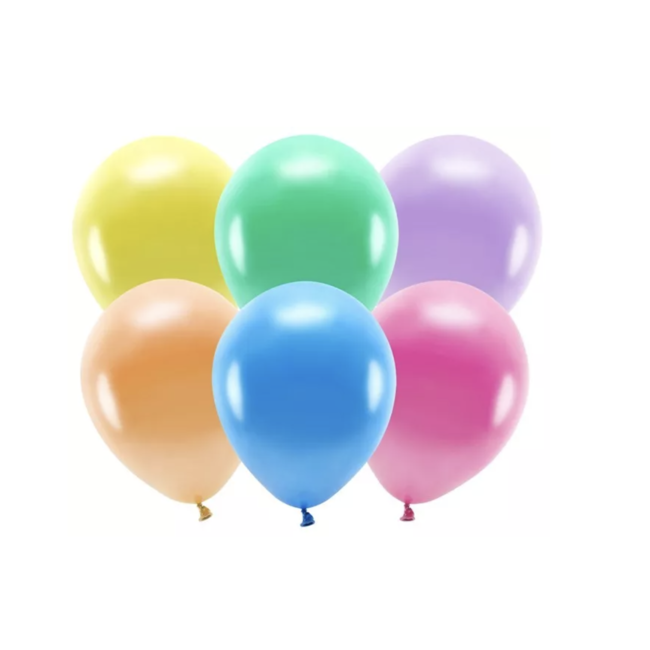 Partydeco Ballonnen metallic regenboog 100 ST