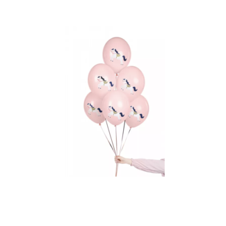Feestartikelen Paard ballonnen licht roze