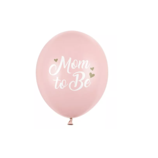 Feestartikelen Mom to be ballonnen roze