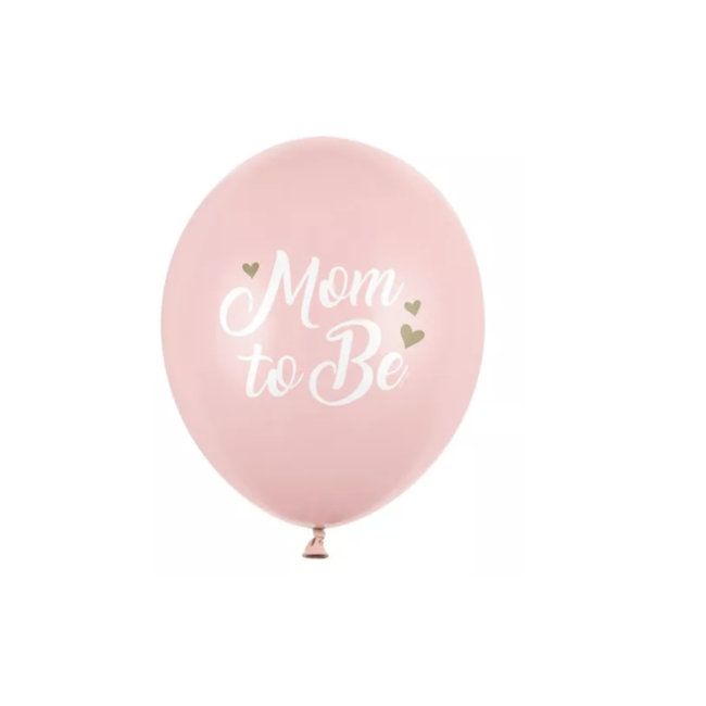 Feestartikelen Mom to be ballonnen roze