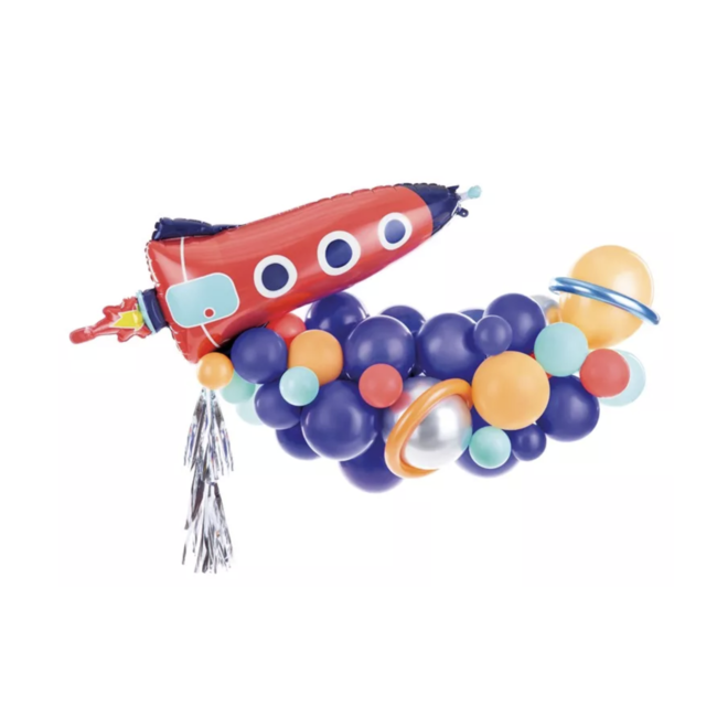 Partydeco Raket ballonnen slinger