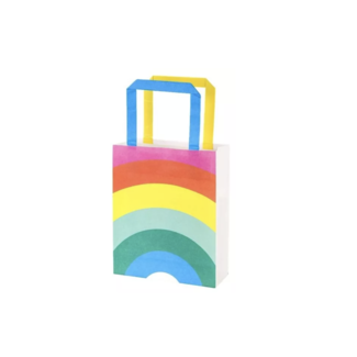 Feestartikelen Regenboog cadeau tasjes