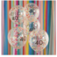 Ginger Ray  Hello 40 confetti mix ballonnen