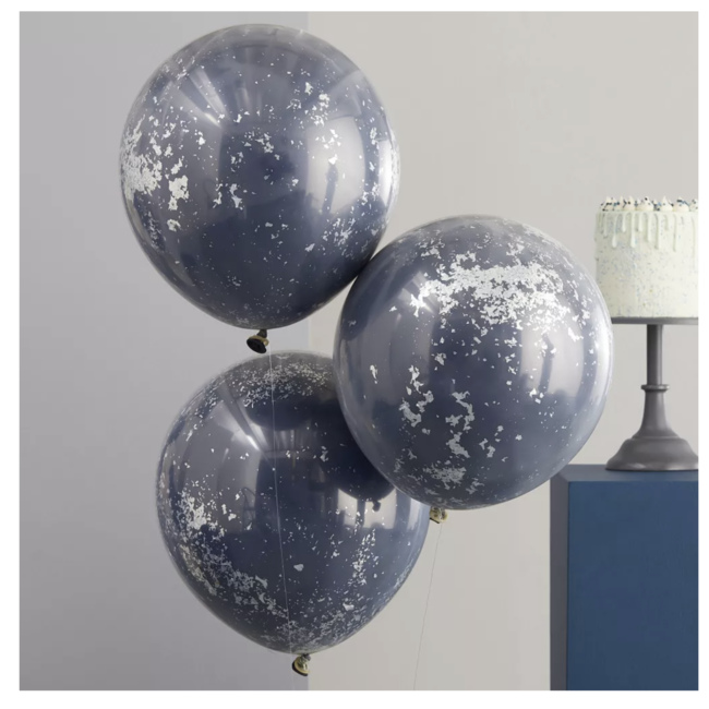 Ginger Ray  Navy blauw snipper ballonnen