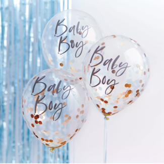 Ginger Ray  Baby boy confetti ballonnen