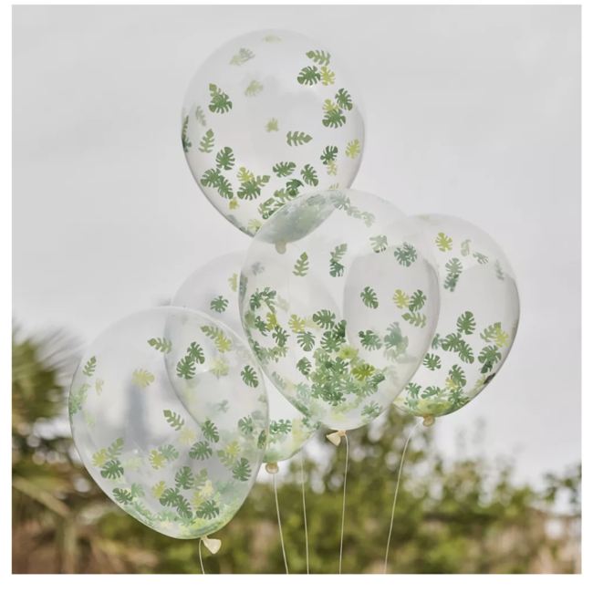 Ginger Ray  Jungle confetti ballonnen groen
