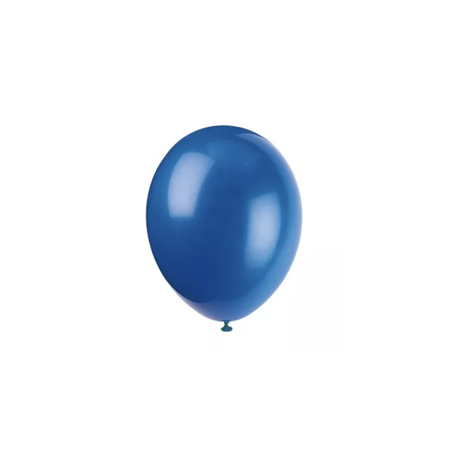 Feestartikelen Ballonnen shine blauw 10 ST
