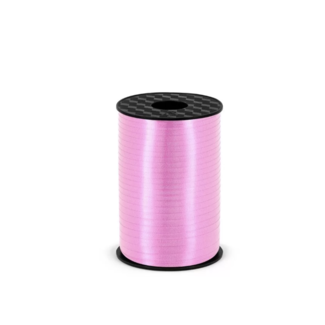 Feestartikelen Licht roze cadeau lint 225 M