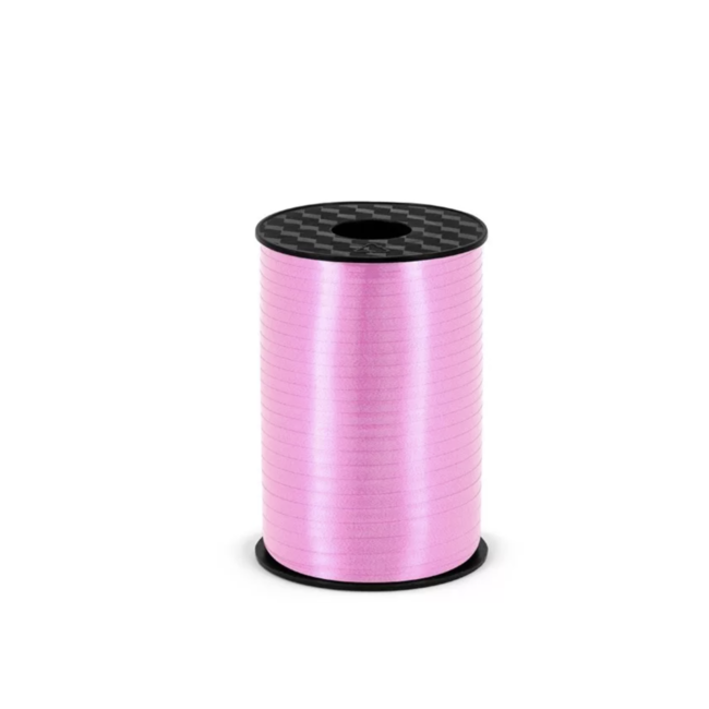 Feestartikelen Licht roze cadeau lint 225 M