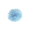 Pompom azuur blauw