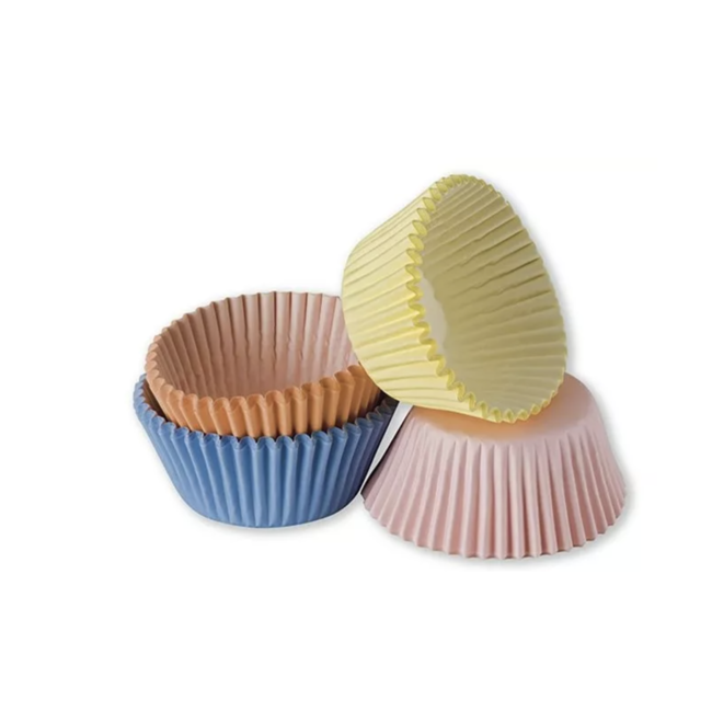 Feestartikelen Pastel cupcake papiertjes