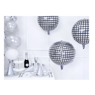 Feestartikelen Disco ballon zilver