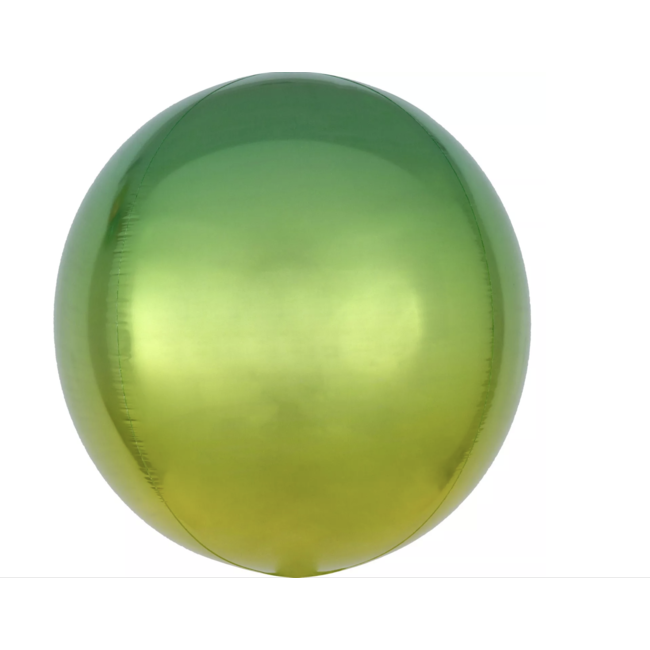 Feestartikelen Ombre ballon ORBZ groen