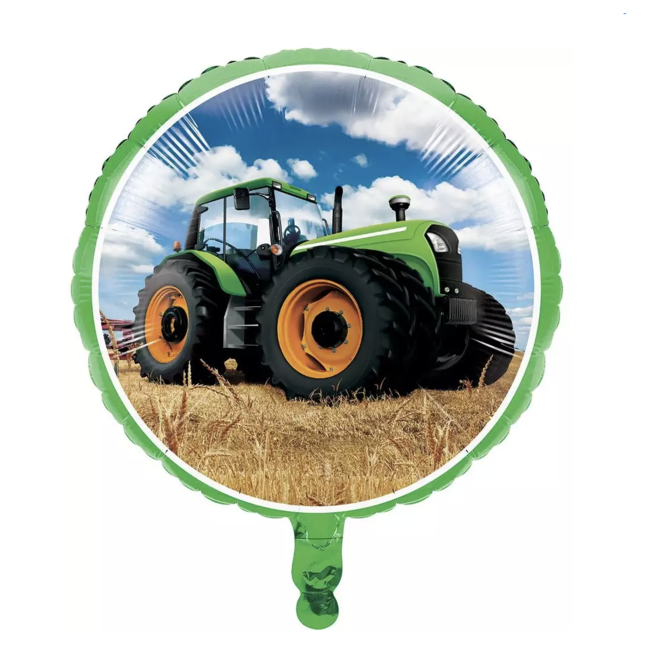 Feestartikelen Tractor ballon rond