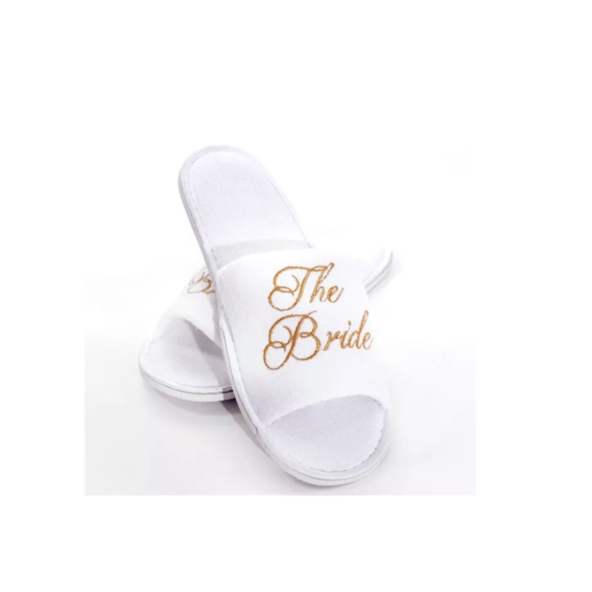 Feestartikelen The bride slippers wit