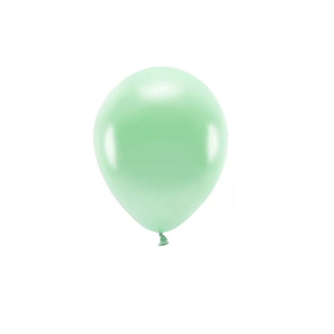 Feestartikelen Mint groen metallic ballonnen ECO