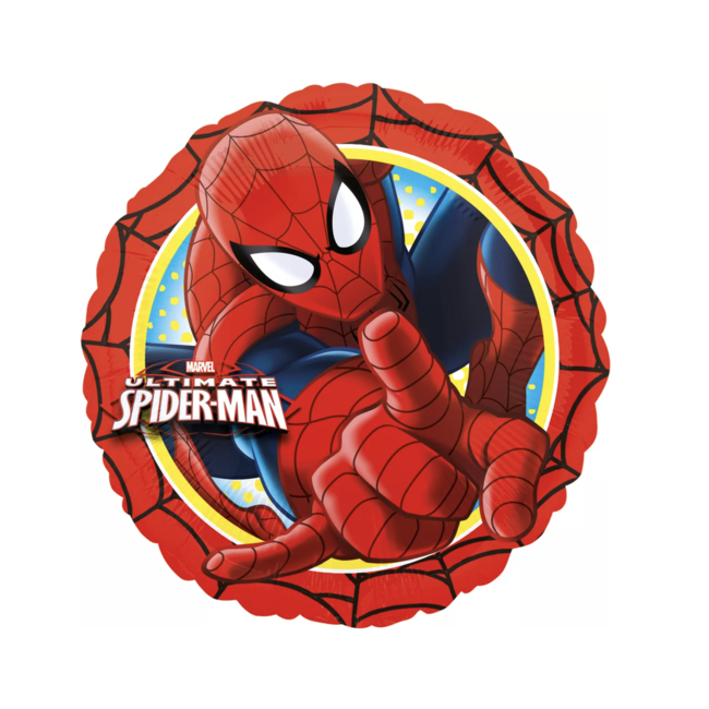 Spiderman ballon rood