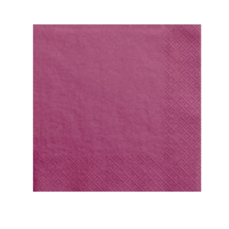 Feestartikelen Servetten fuchsia